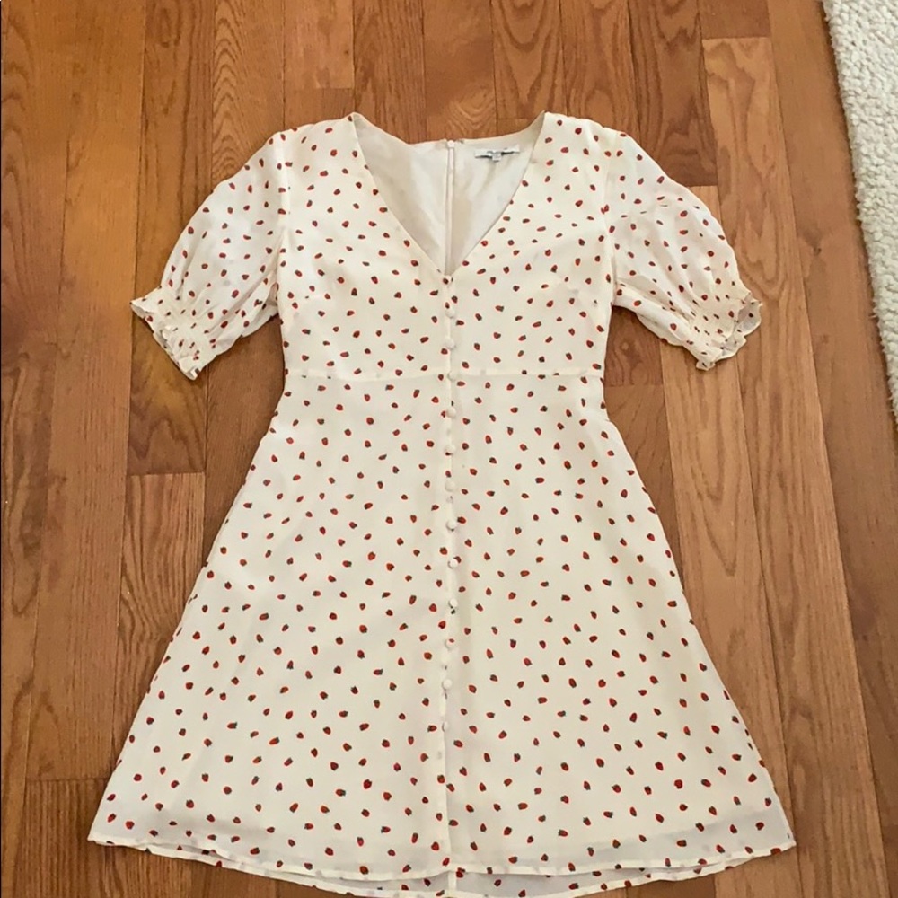 Little off-white strawberry dress